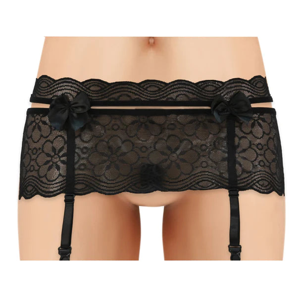 CHERRY WEAR- Lace Garter Belt