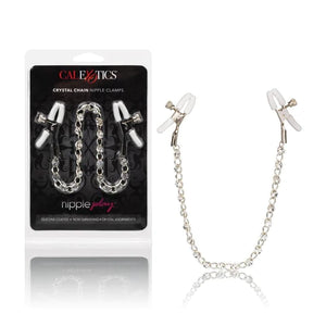 CALEXOTIC - Nipple Play Crystal Chain Nipple Clamps