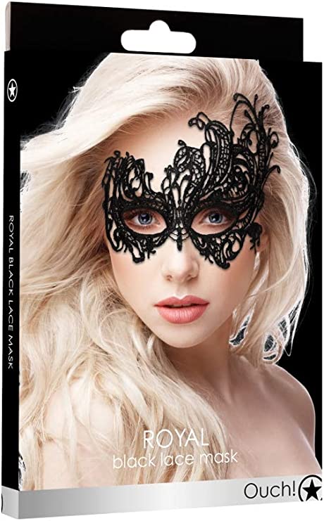 OUCH - Royal Lace Mask in Black