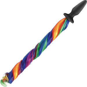 NS NOVELTIES - Unicorn Tails Butt Plug (Rainbow)