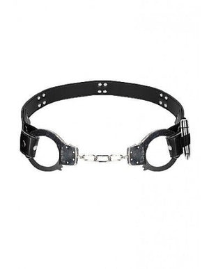 OUCH - Black Adjustable Cuff Belt