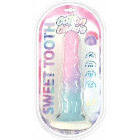 HOTT PRODUCTS - Sweet Tooth Cotton Candy 6.7' Dildo
