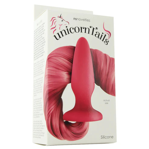 NS NOVELTIES - Unicorn Tails Butt Plugs (Pastel Pink)