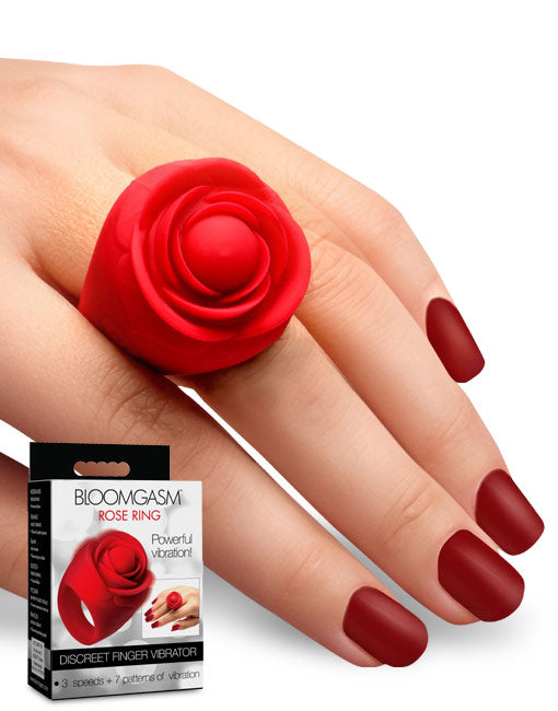 BLOOMGASM - Rose Ring Finger Vibrator