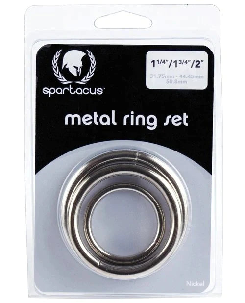 SPARTACUS - Metal Cock Ring Set