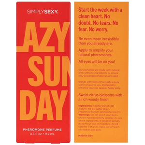 SIMPLY SEXY - Lazy Sunday Pheromone Infused Perfume