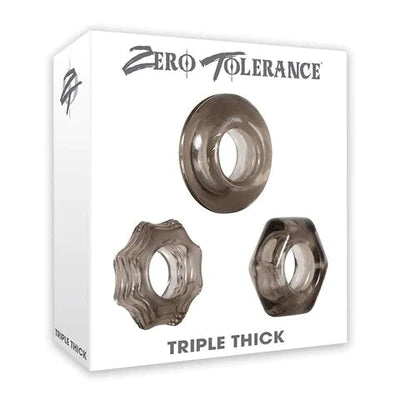 ZERO TOLERANCE - Triple Thick Cock Ring 3 PK