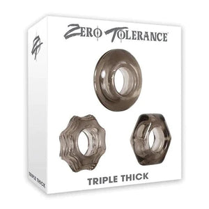 ZERO TOLERANCE - Triple Thick Cock Ring 3 PK