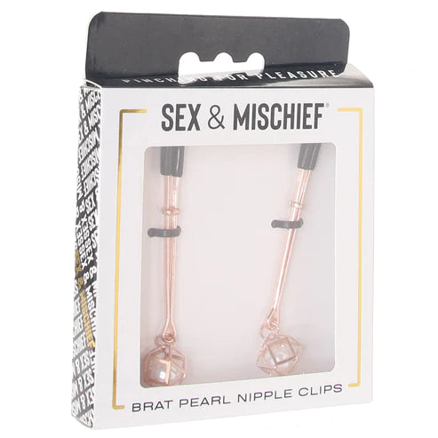 SEX & MISCHEIF - Brat Pearl Nipple Clips