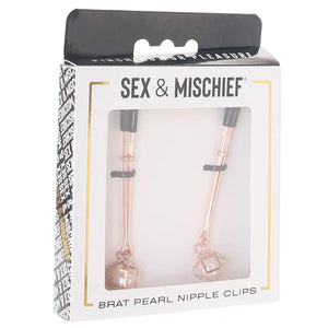 SEX & MISCHEIF - Brat Pearl Nipple Clips