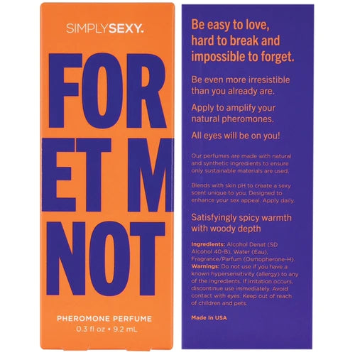 SIMPLY SEXY - Forget Me Not Pheromone Infused Perfume