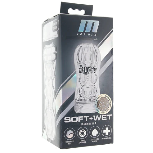 BLUSH - M Elite Soft & Wet Magnifier Stroker