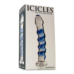 PIPEDREAM -Icicles  No. 5 Glass Dildo