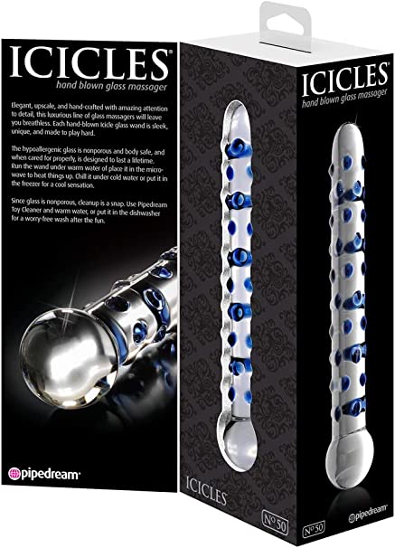 PIPEDREAM-Icicles Hand Blown Massager No#50