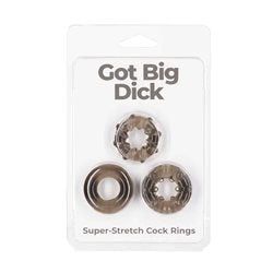 BMS FACTORY - Got Big Dick Cock Ring 3 Pack
