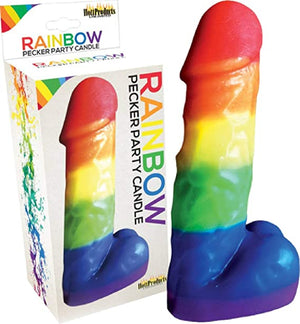 HOTT PRODUCTS - 7 ' Rainbow Pecker Party Candle