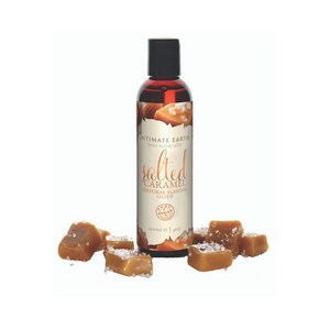 When it comes to glides that taste and smell like dessert, the Salted Caramel is as close as you’ll get. With a tantalizing sugary scent that’s creamy and sweet but with a slight salty tang, this is by far one of the favorites in our collection. Made with Organic Stevia.   Ingredients Plant Derived Glycerin, Propylene Glycol, Flavor, Purified Water (Aqua), *Aloe Barbadensis Leaf Extract, *Cymbopogon Schoenanthus Extract, *Lycium Barbarum (Goji) Fruit Extract, *Stevia Rebaudiana Leaf Extract     *ORGANIC